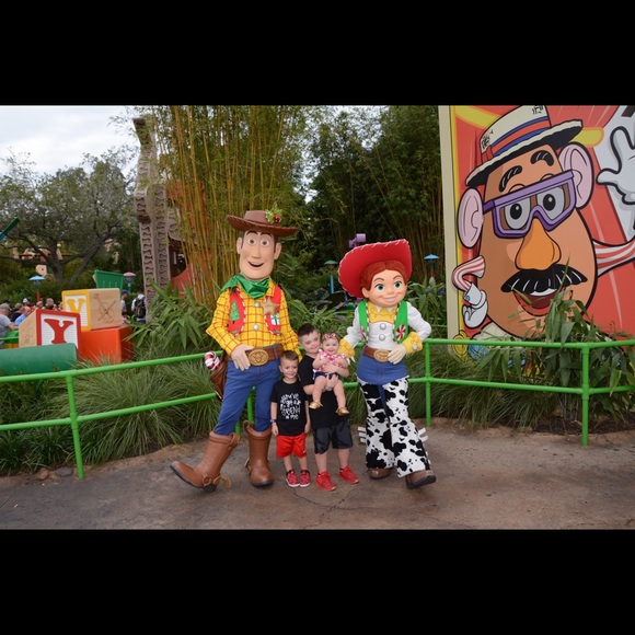 Crop top and denim jeans set - Picture 3 of 5